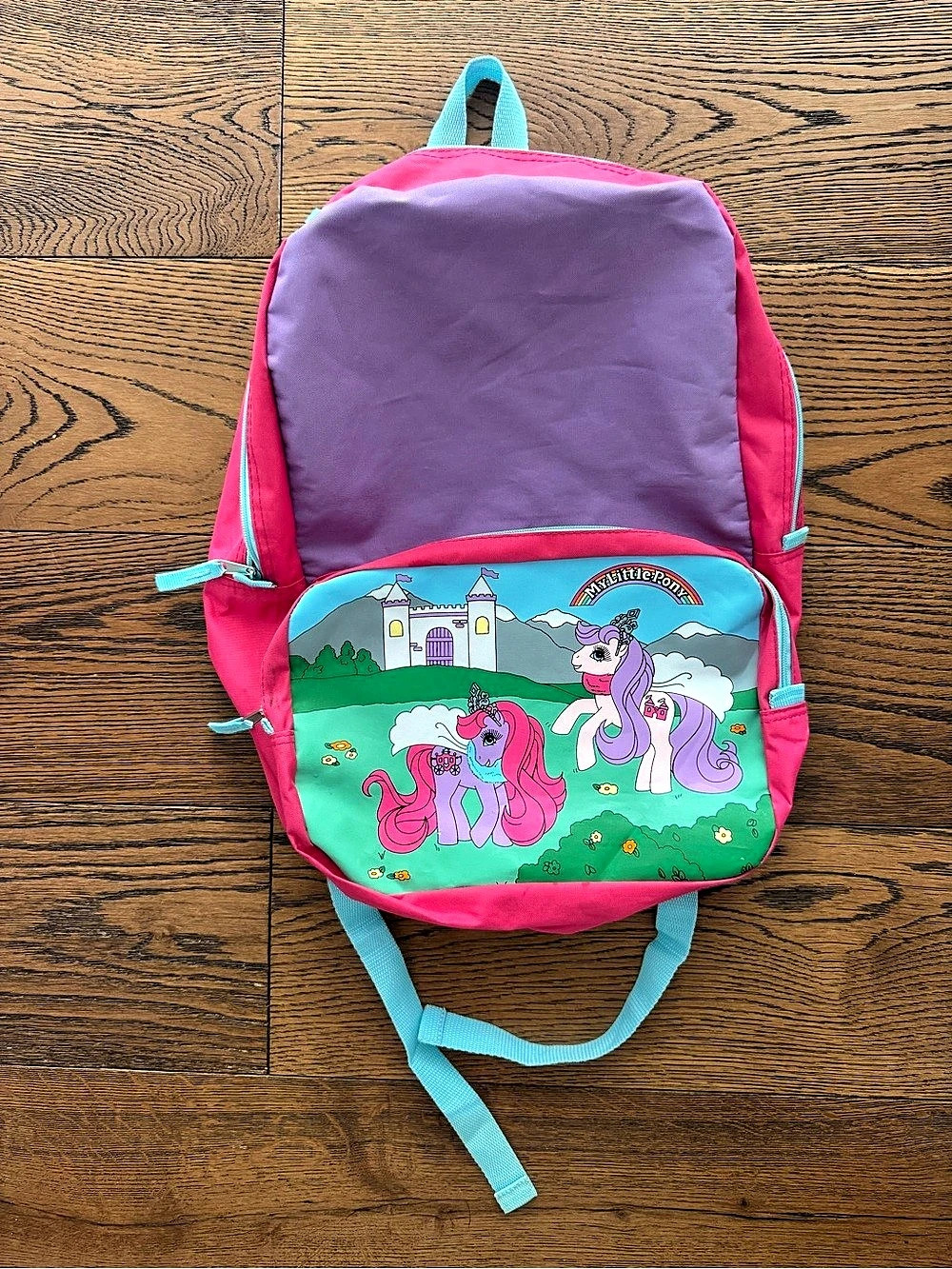 My Little Pony Stranger Things Backpack Bookbag Cartoon Pink Purple Netflix LIKE